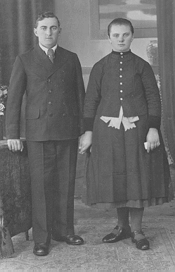 Verlobung Andreas und Barbara Hoff, 1946