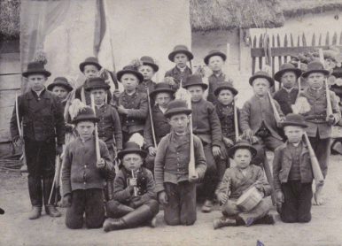 Kinder Schützenverein um 1900